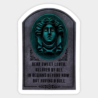 Madame Leota Gravestone Sticker